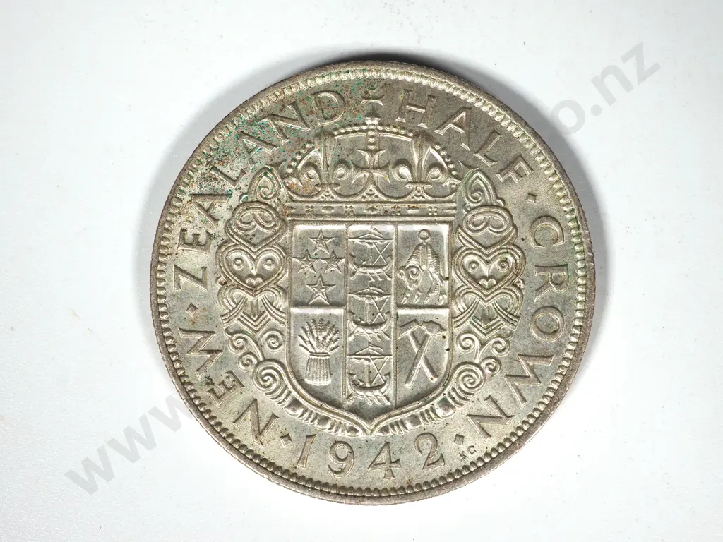 10 X 1942 HALFCROWNS EF Image 1++