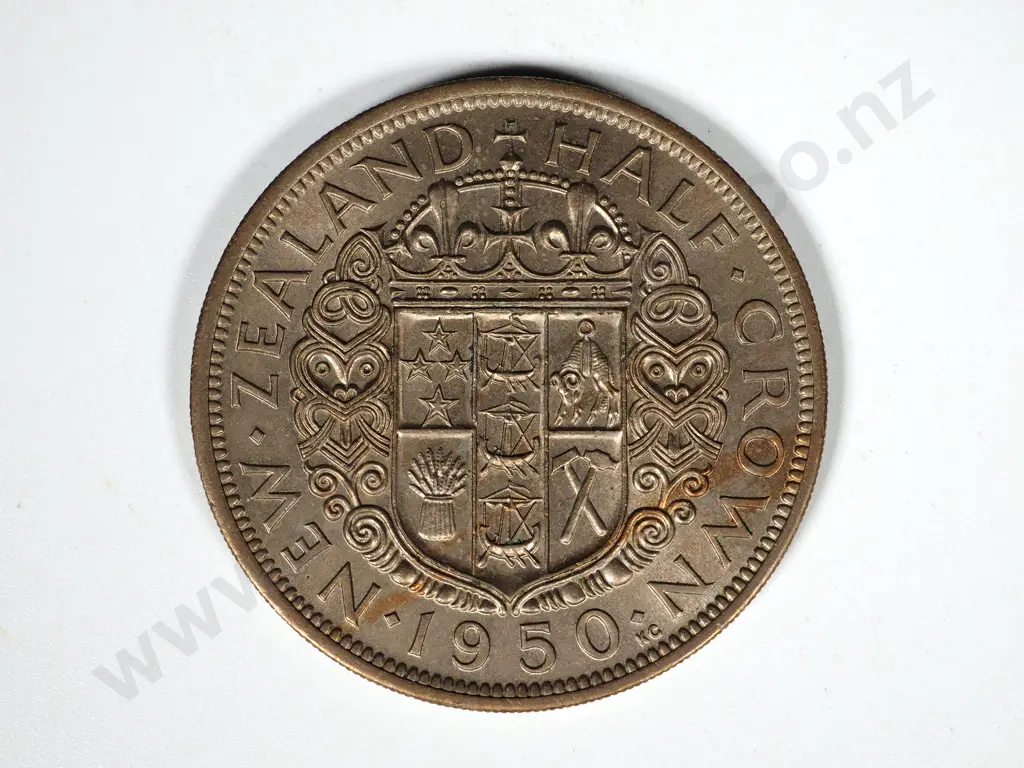 10 X 1950 DIE I HALFCROWNS A.UNC - UNC Image 1++