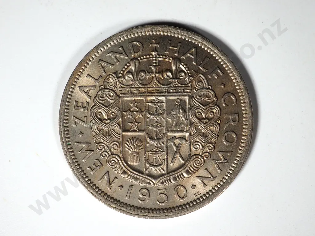 10 X 1950 DIE II HALFCROWNS A.UNC - UNC Image 1++