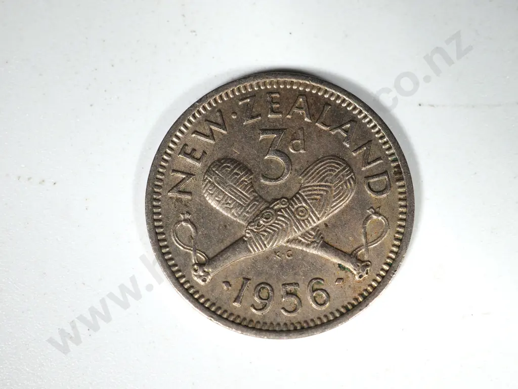 100 X 1956 NSS THREEPENCES AVE Image 1++