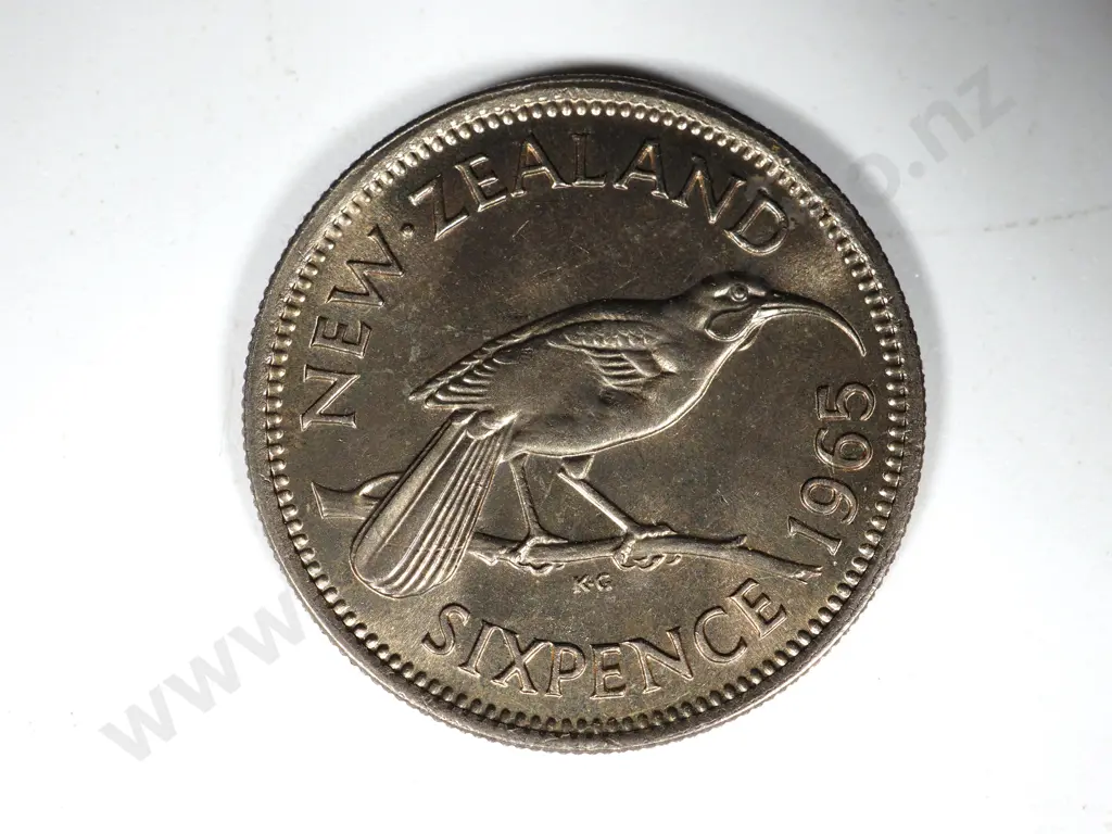 4 X 1965 BROKEN WING SIXPENCES B.UNC Image 1++