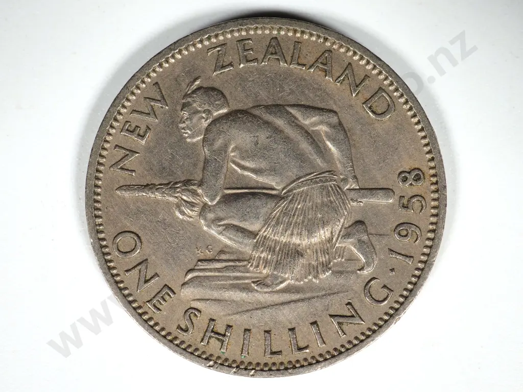 4 X 1958 BROKEN BACK SHILLINGS AVE Image 1++