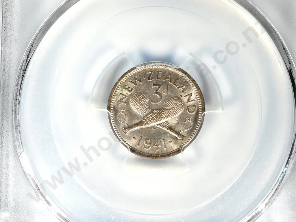 1941 THREEPENCE A.UNC AU58 Image 1++