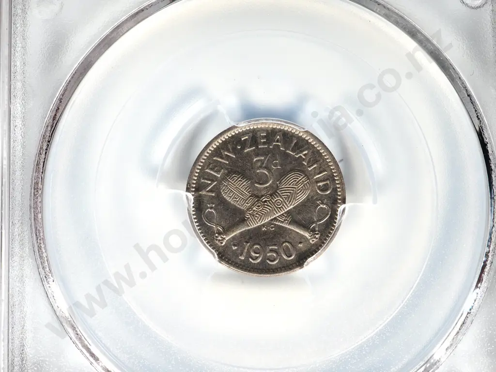 1950 THREEPENCE UNC MS62 Image 1++
