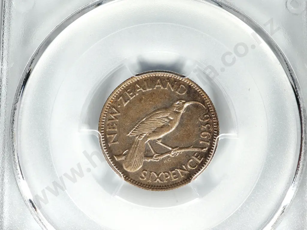 1936 SIXPENCE UNC MS62 Image 1++