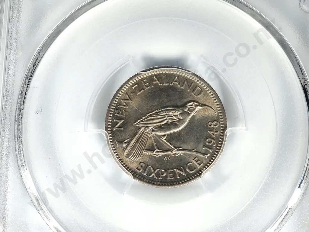 1948 SIXPENCE UNC MS65 Image 1++