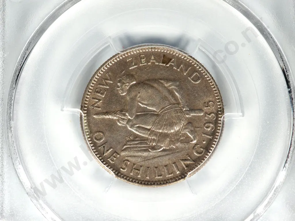 1935 SHILLING A.UNC AU58 Image 1++