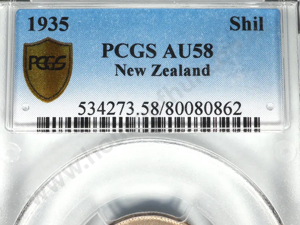 1935 SHILLING A.UNC AU58 Image 1++