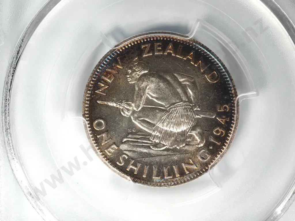 1945 SHILLING UNC MS63 Image 1++