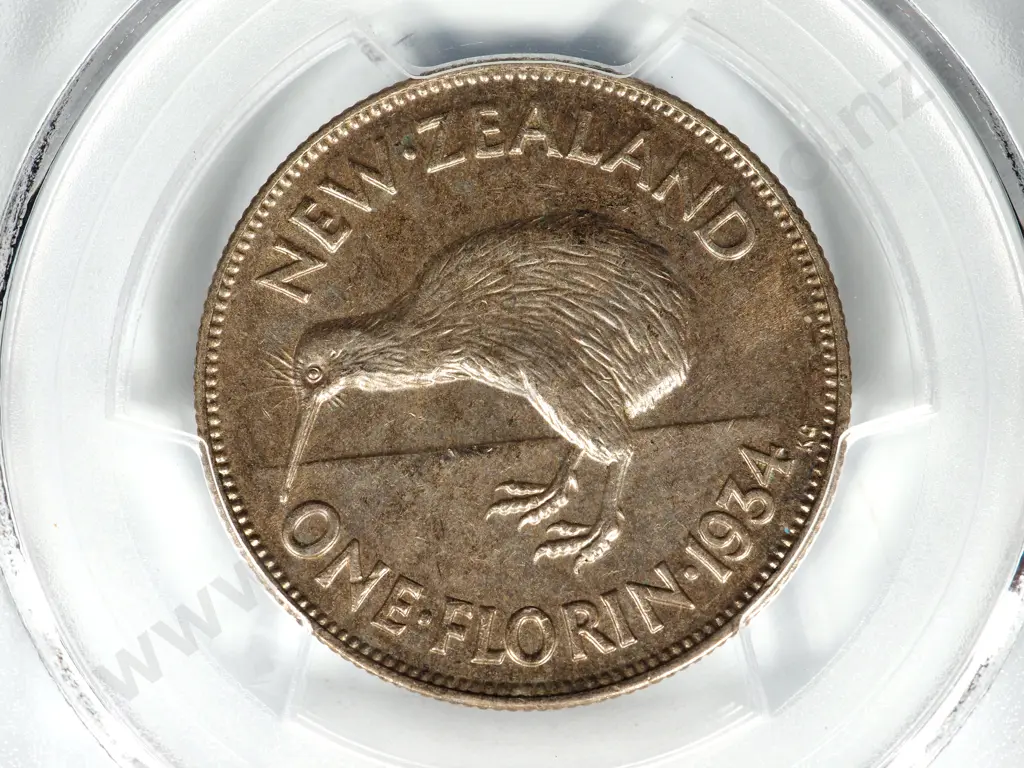 1934 FLORIN UNC MS62 Image 1++