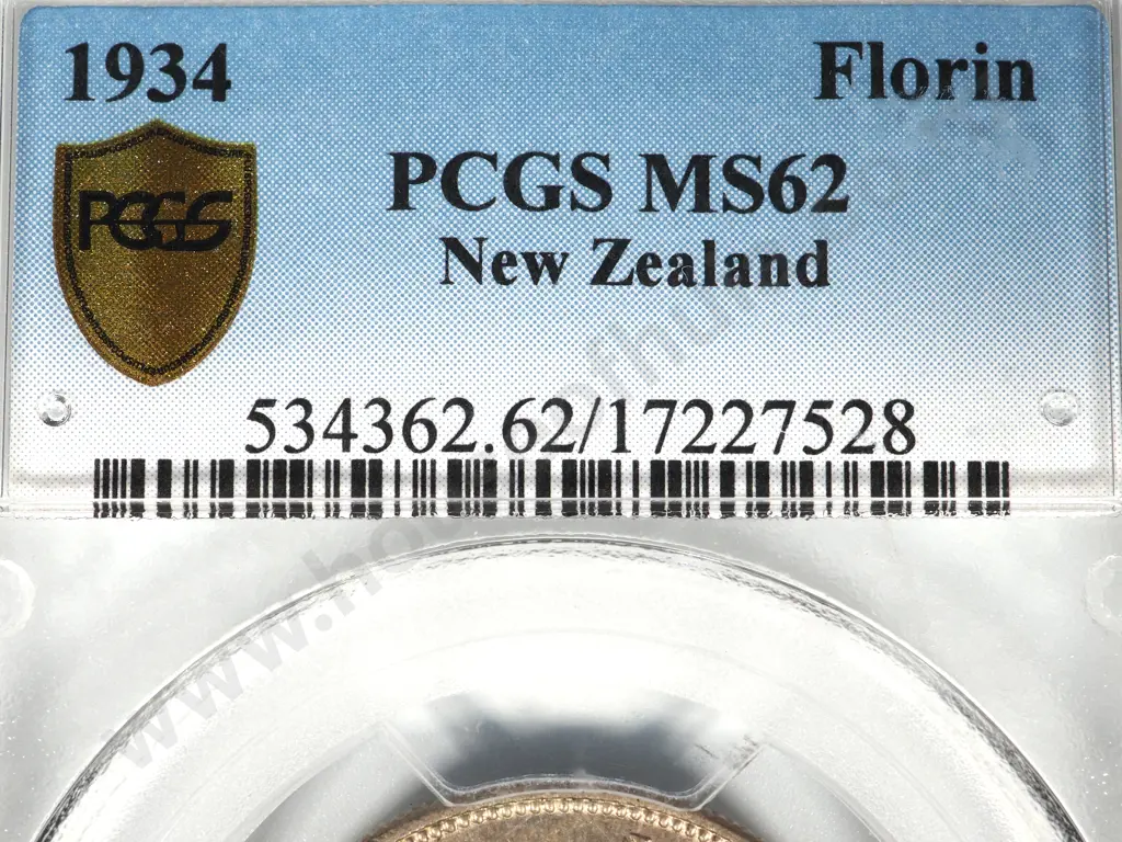 1934 FLORIN UNC MS62 Image 1++