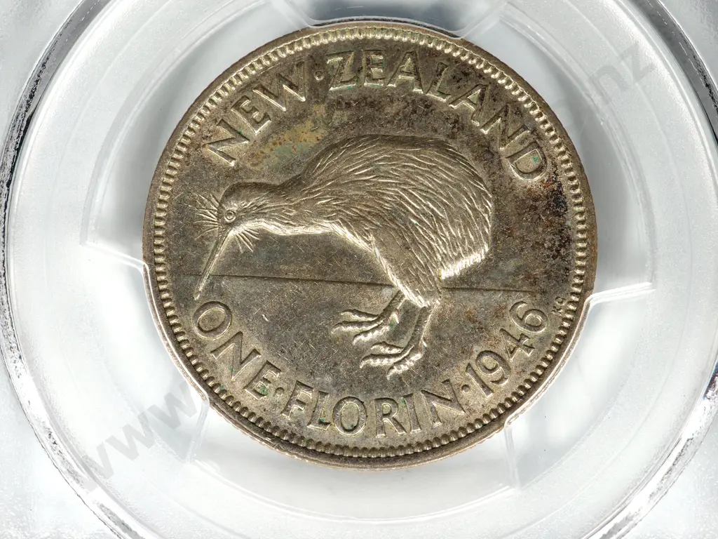 1946 FLAT BACK FLORIN A.UNC AU55 Image 1++