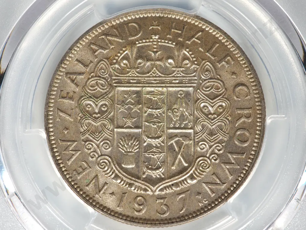1937 HALFCROWN UNC MS62 Image 1++