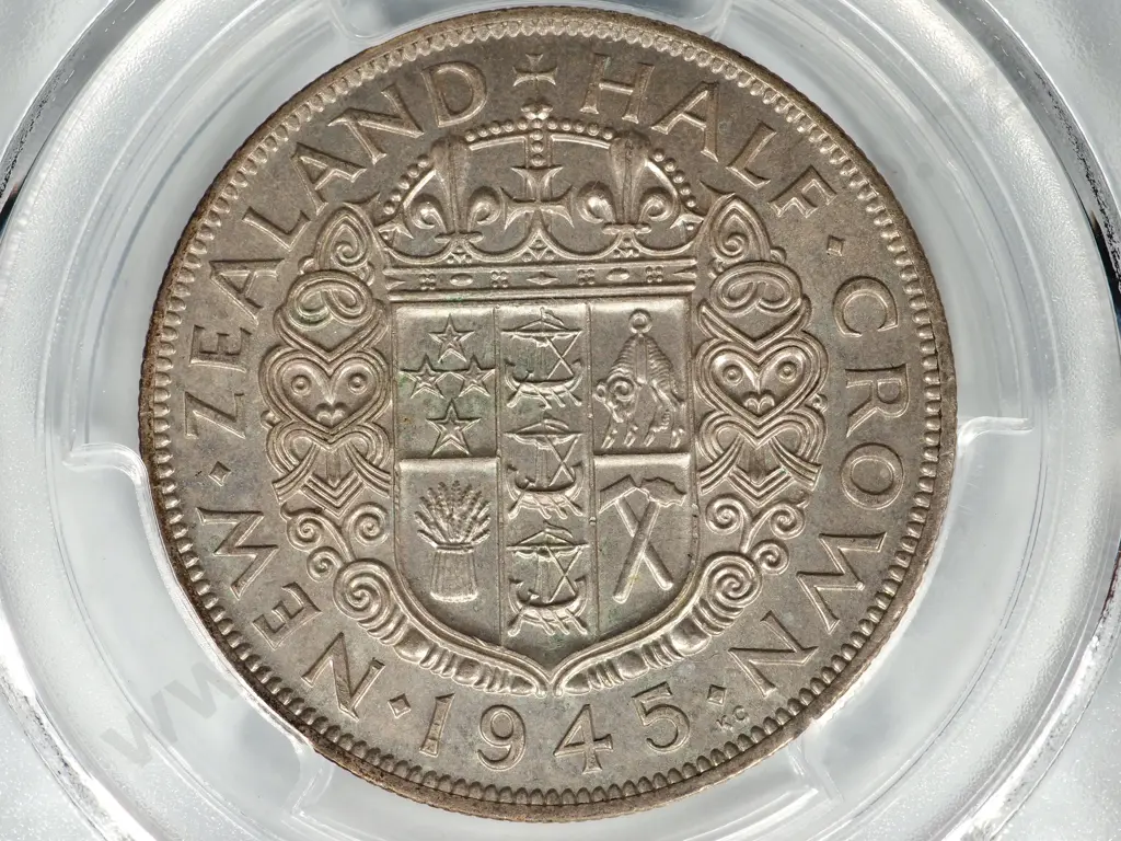 1945 HALFCROWN A.UNC AU58 Image 1++