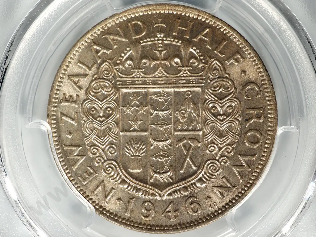 1946 HALFCROWN UNC MS62 Image 1++