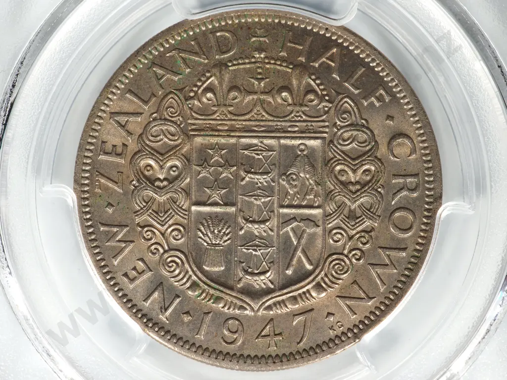 1947 HALFCROWN UNC MS63 Image 1++