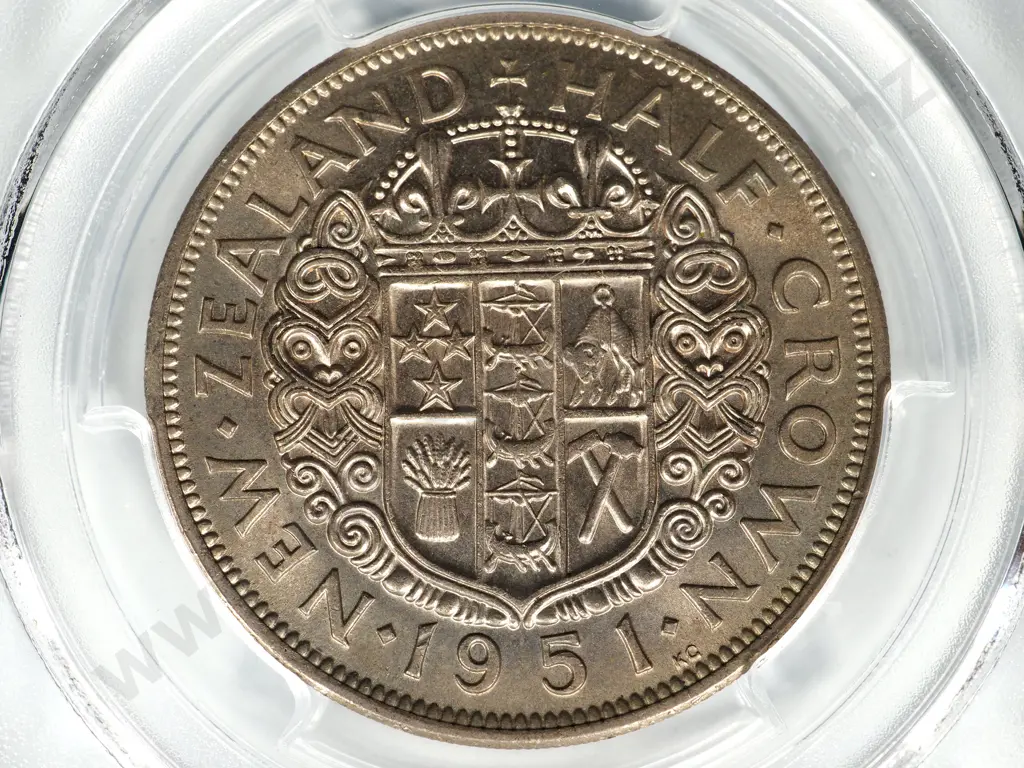1951 HALFCROWN UNC MS62 Image 1++