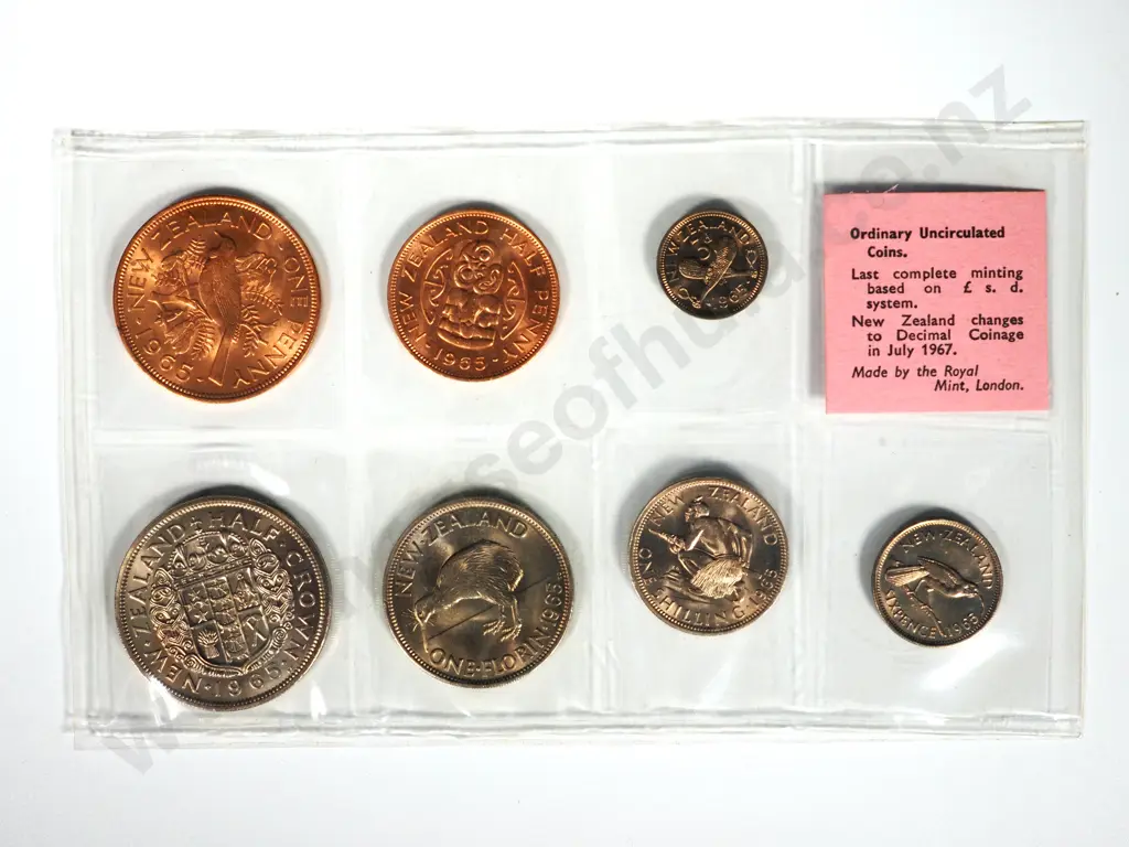100 x 1965 PINK LABEL UNC SETS SUPERIOR Image 1++