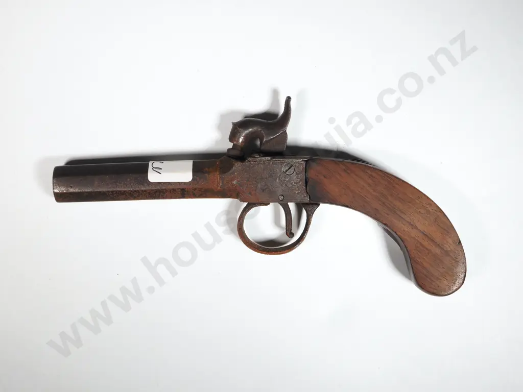 Percussion Pocket Pistol. Steel Mounts. Image 1++
