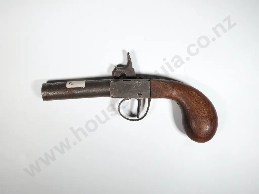 Percussion Pocket Pistol. Steel Mounts. Image 1++