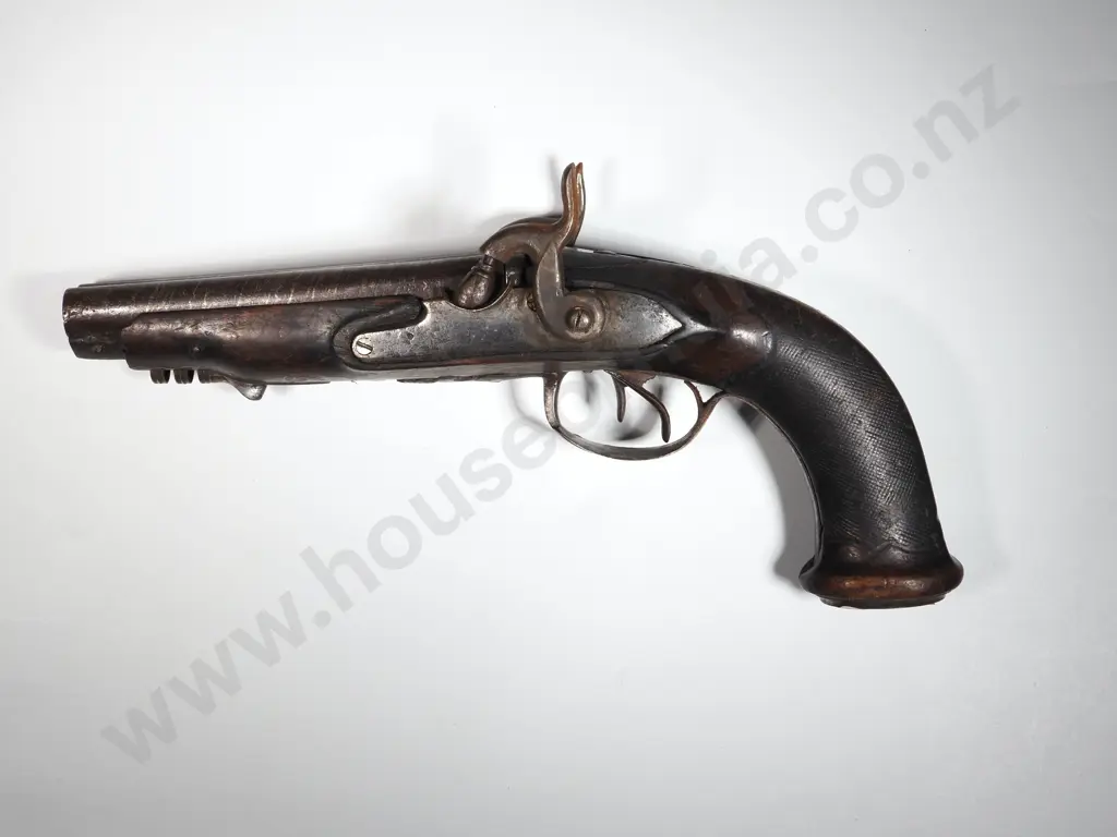 Double Barrel  Percussion Pistol. Image 1++