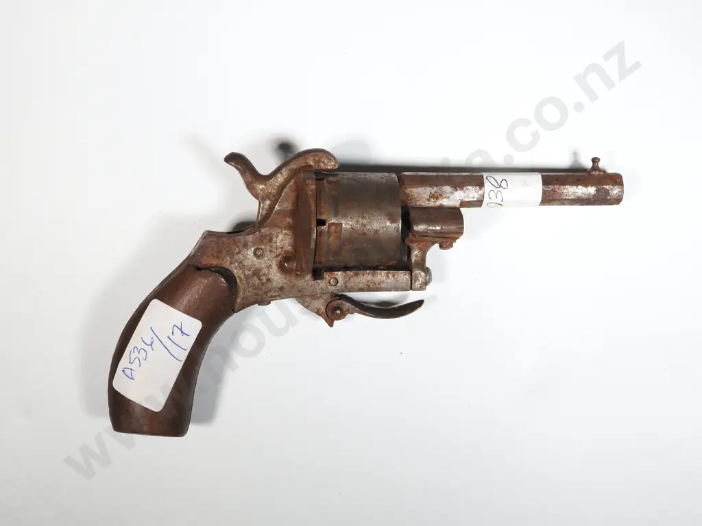 Pinfire Revolver, Folding Trigger. Image 1++