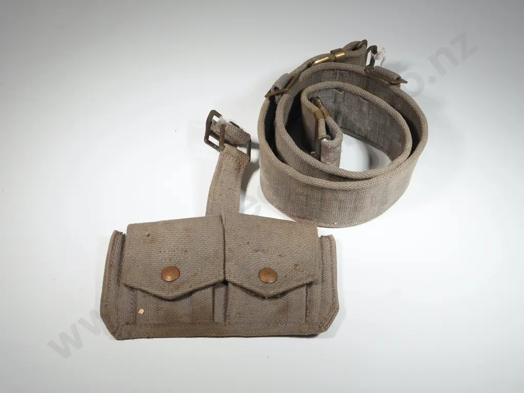 1937 Pattern Air Force Web Belt & Double Ammo Pouch. Image 1++