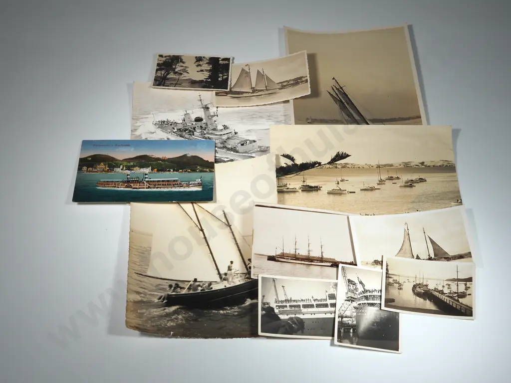 Vintage Shipping Related Photos & A Postcard Image 1++