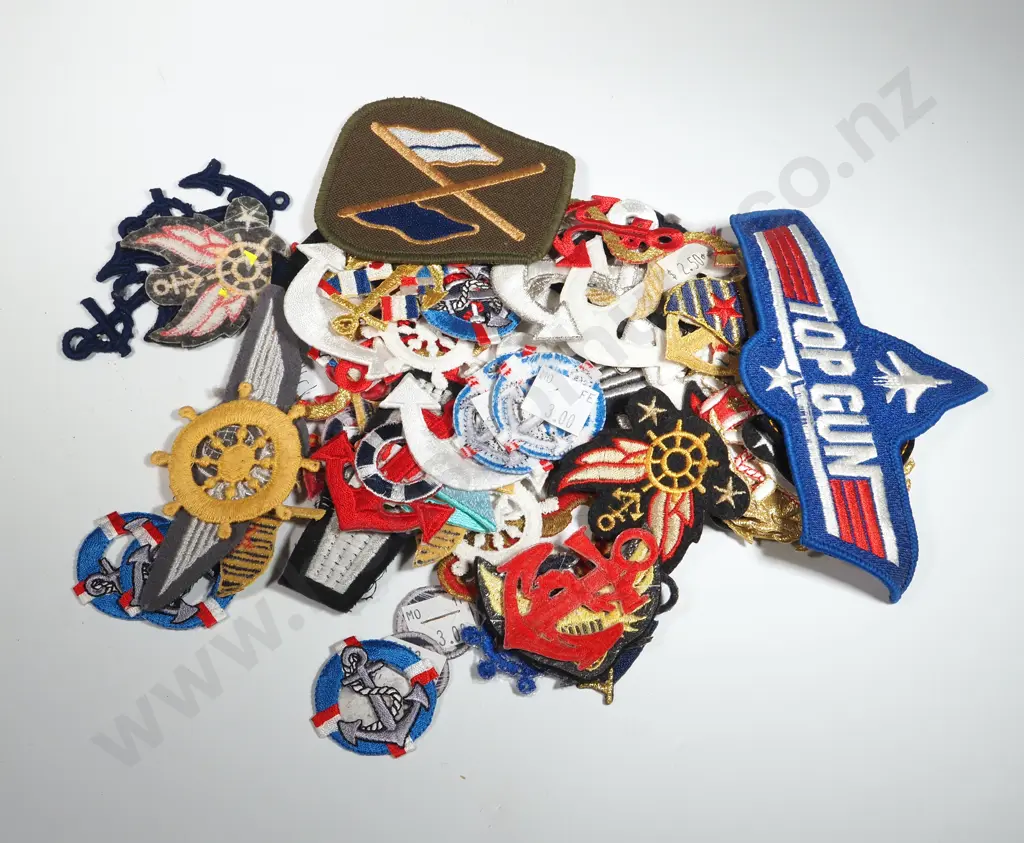 Large Assorted Lot of Cloth Patches  Image 1++