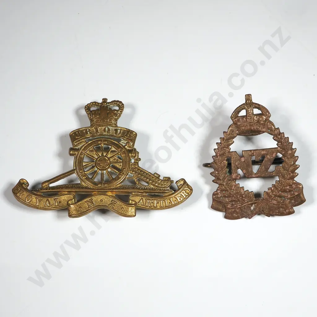 Two New Zealand Military Cap Badges  Image 1++