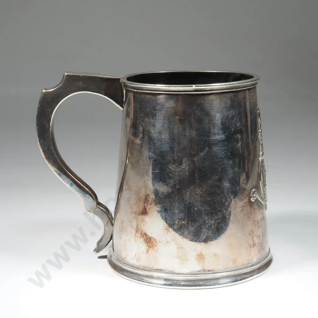 S/P English Officers Regimental Tankard  Image 1++