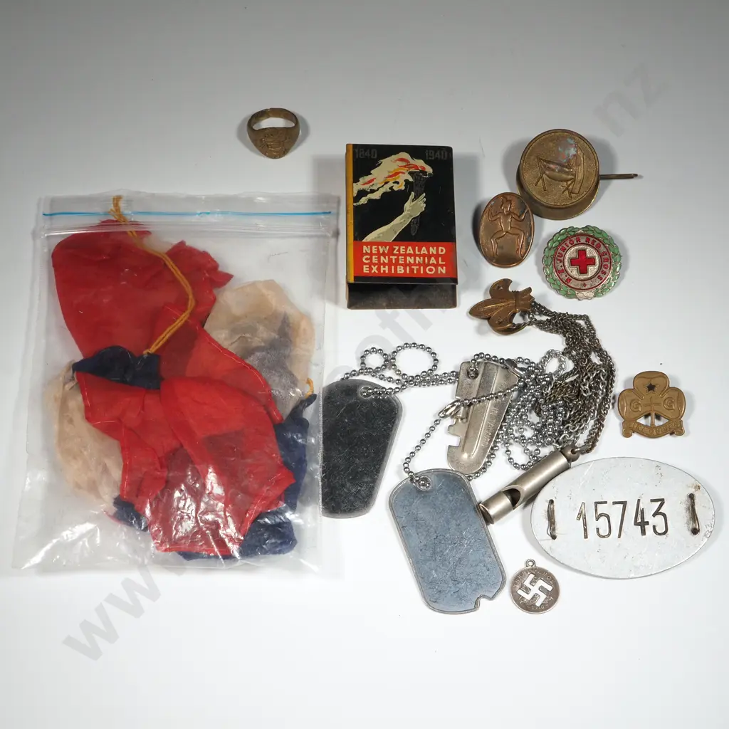 MISC Badges / Dog Tags / Matchbox Holder / Can Opener Etc Image 1++
