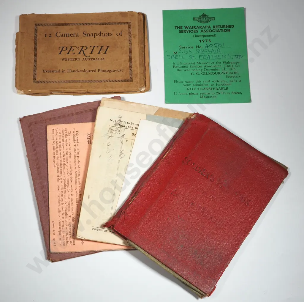 Assorted WW2 Military Paybooks & Ephemera  Image 1++