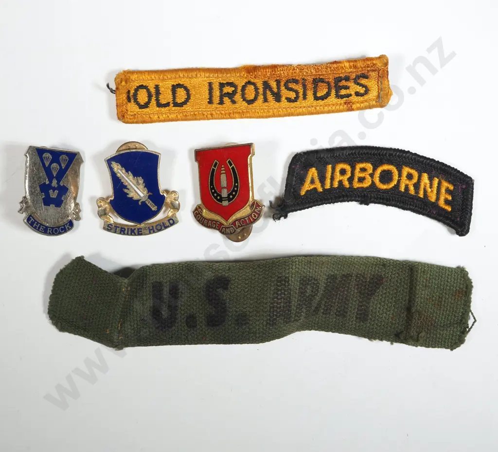 American Cloth Titles & Unit Badges. Image 1++