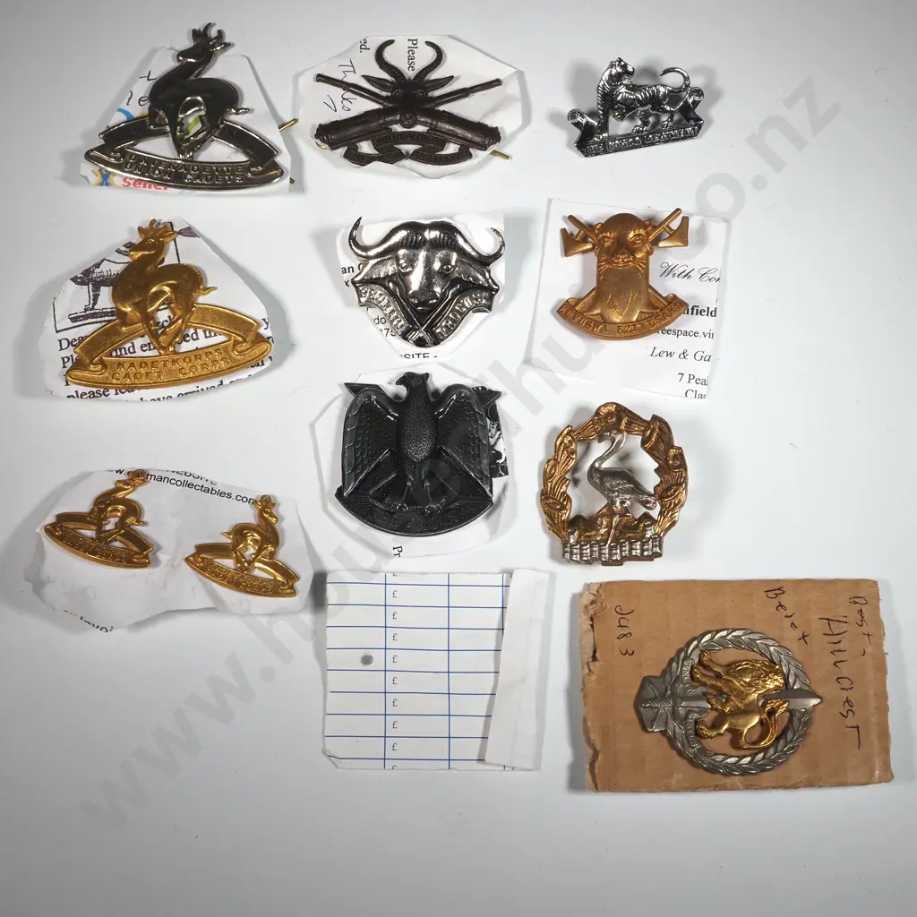Ten Miscellaneous British Military Regimental Badges. Image 1++