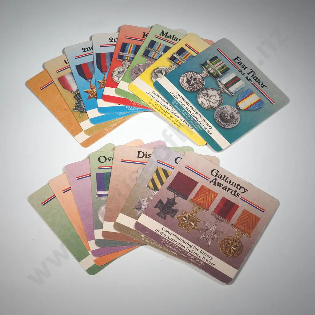 Gallantry Awards Table Mats. Image 1++