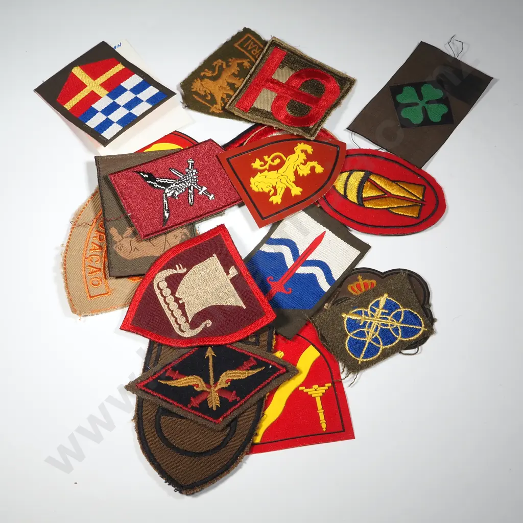 Twenty Miscellaneous European Military Patches. Image 1++