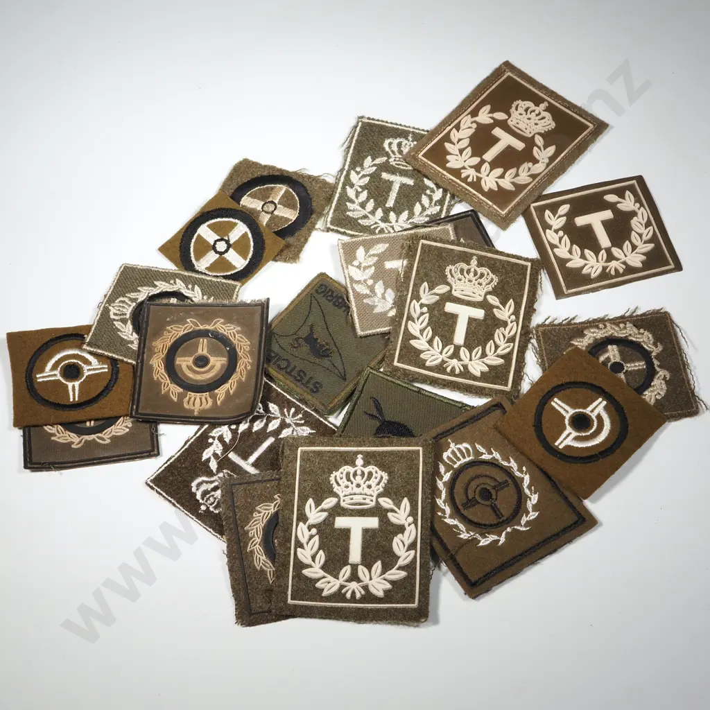 Nineteen Miscellaneous European Military Patches. Image 1++