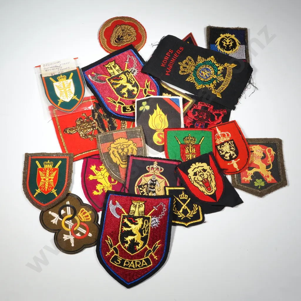 Twenty European Military Patches Image 1++