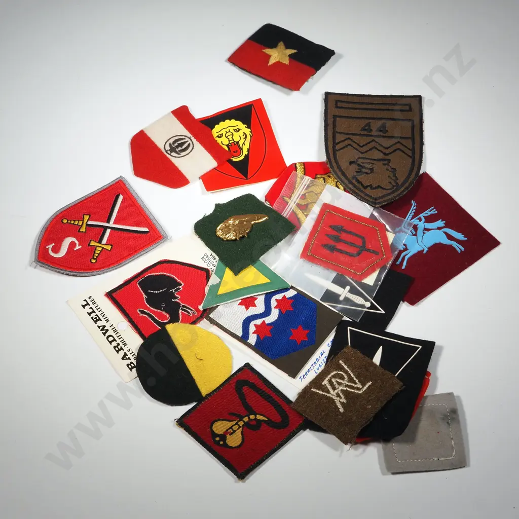 Twenty Miscellaneous Military Patches. Image 1++