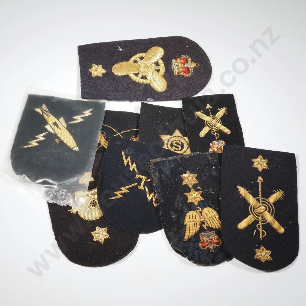 Lot of Ten NZ Navy Bouillon Grade Patches. Image 1++