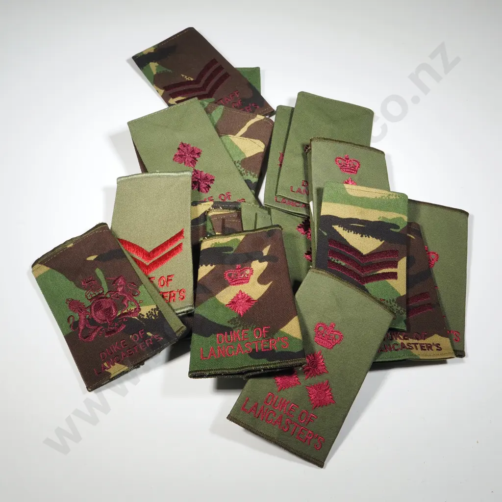 Twenty-Six British Military Duke of Lancaster's Epaulettes. Image 1++