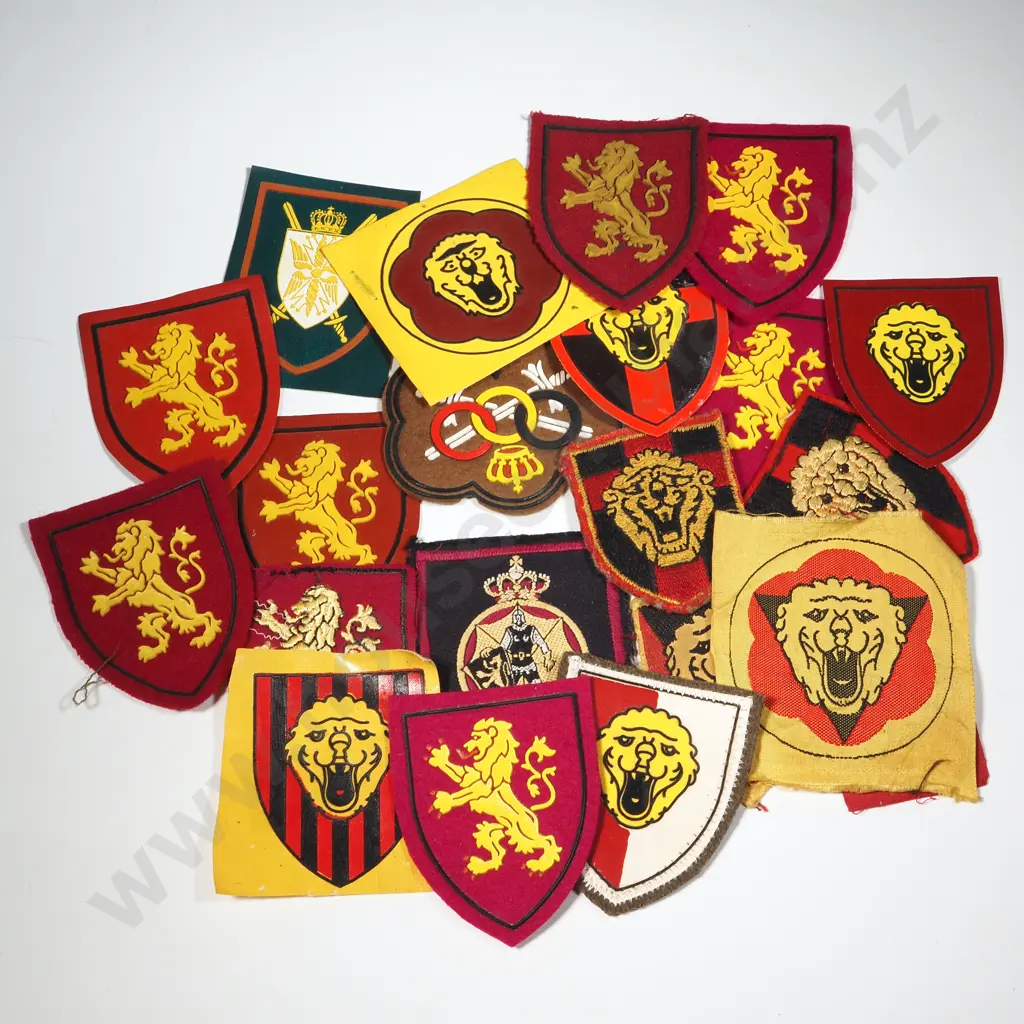 Twenty European Military Patches Image 1++
