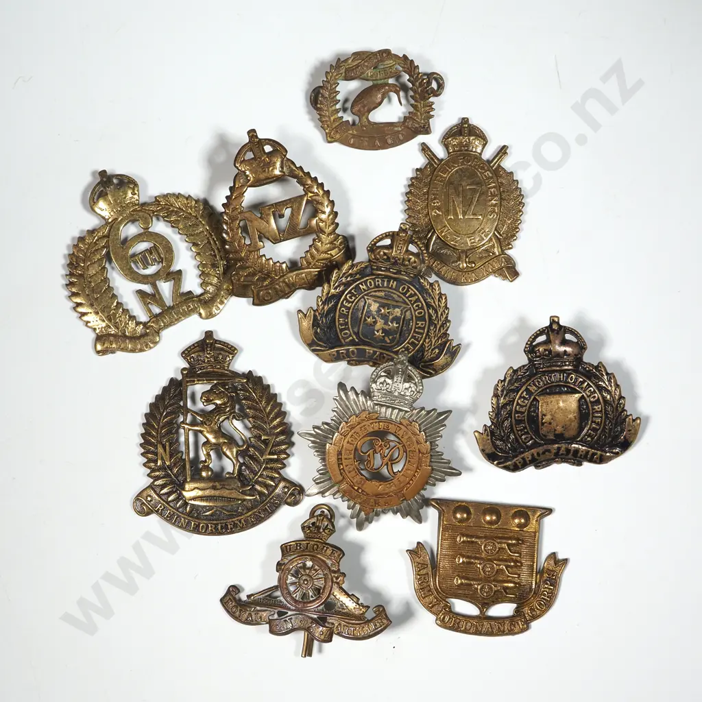 Ten Miscellaneous English Military Badges. Image 1++