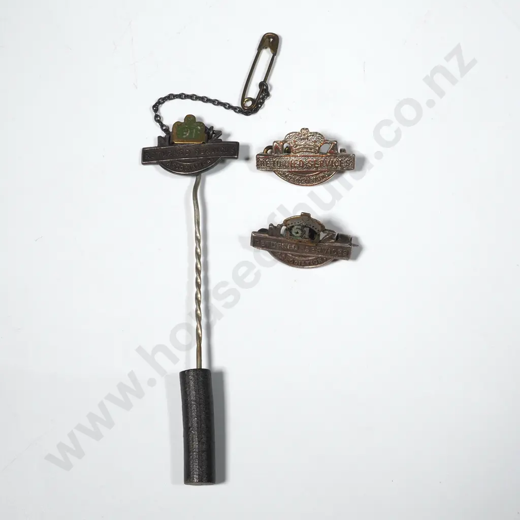 Three RSA Lapel Badges. Image 1++