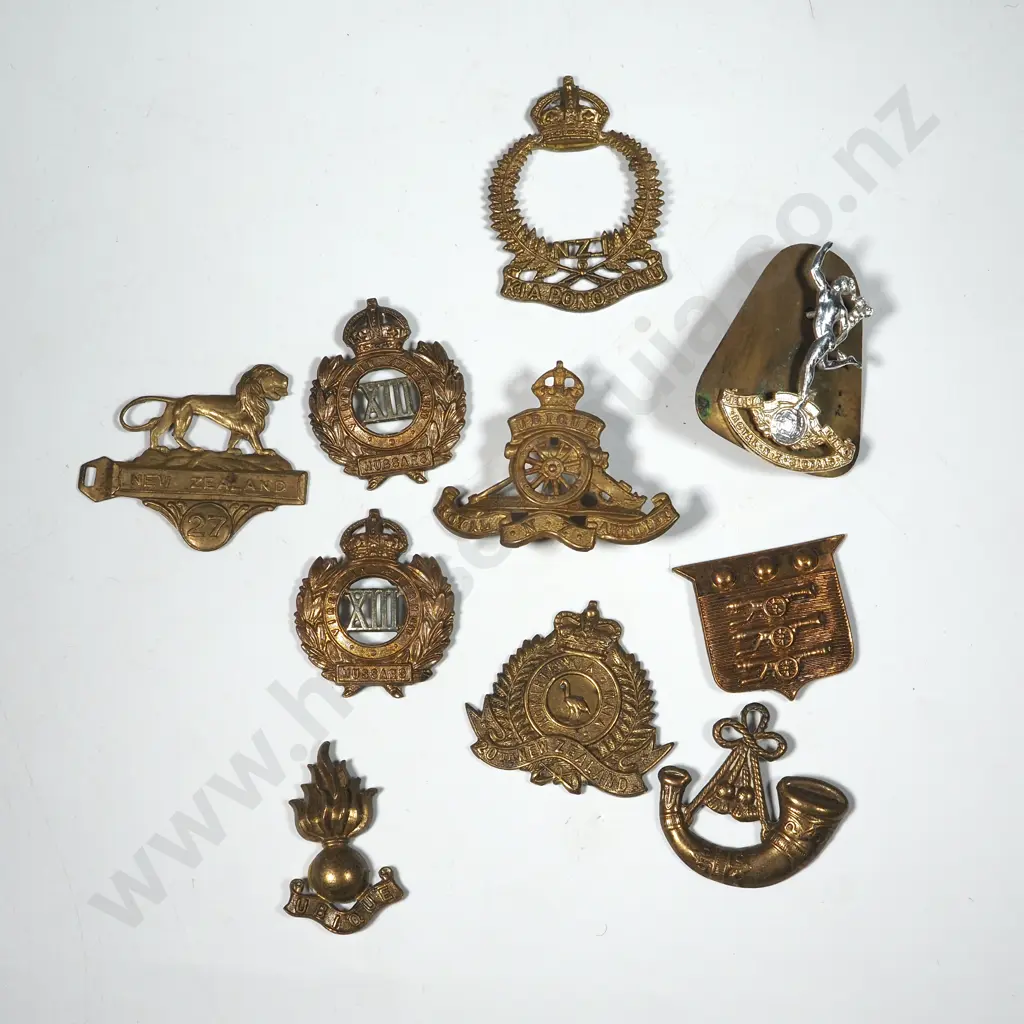 Ten Miscellaneous New Zealand Badges. Image 1++