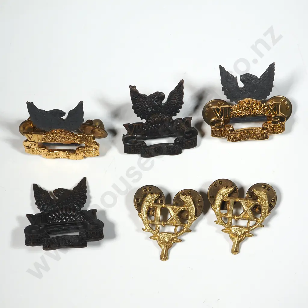 Six WWCT Regimental Badges. Image 1++