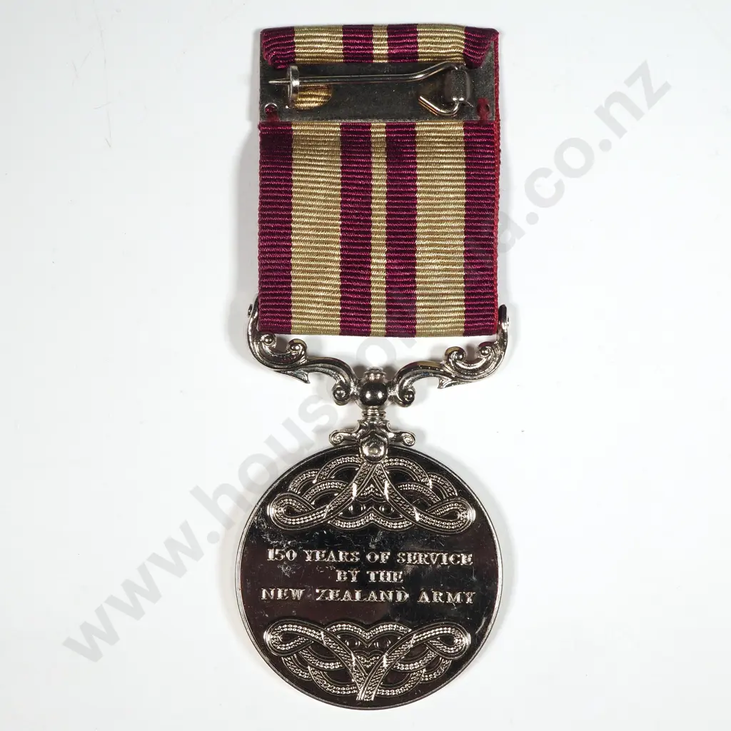 Uncased NZ Army 150th Anniversary Commemorative Medal.  Unnamed as Issued. Image 1++