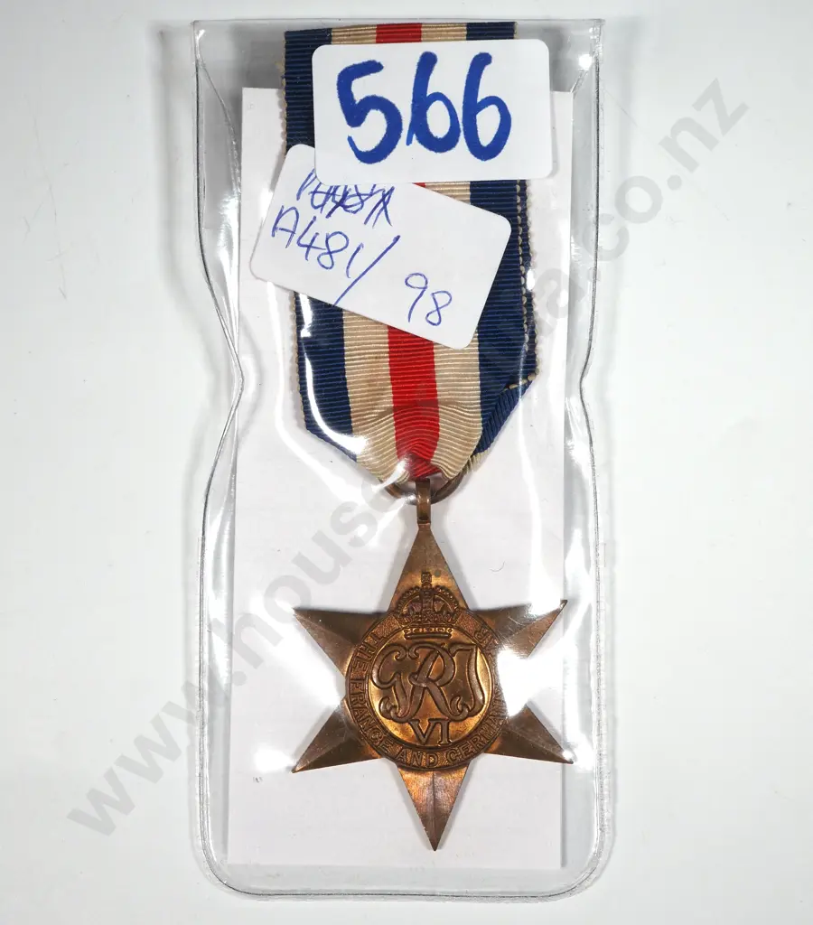 WWII Medal France & Germany Star. Image 1++