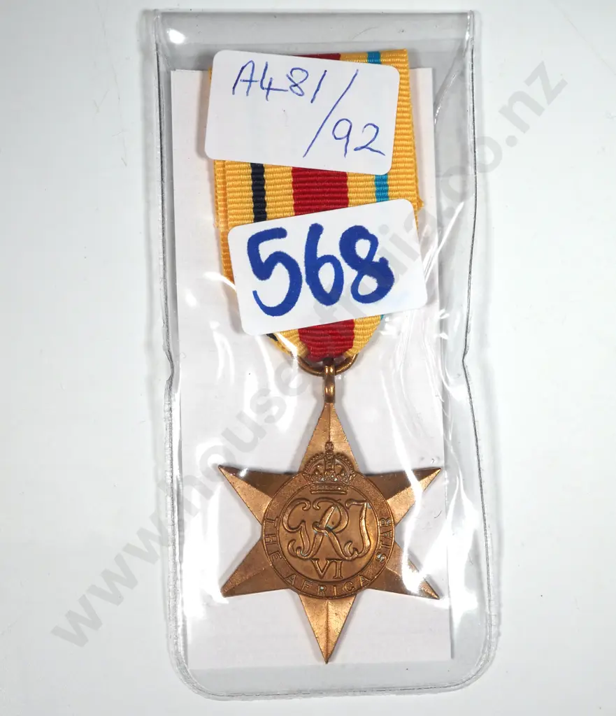 WWII Medal Africa Star. Image 1++